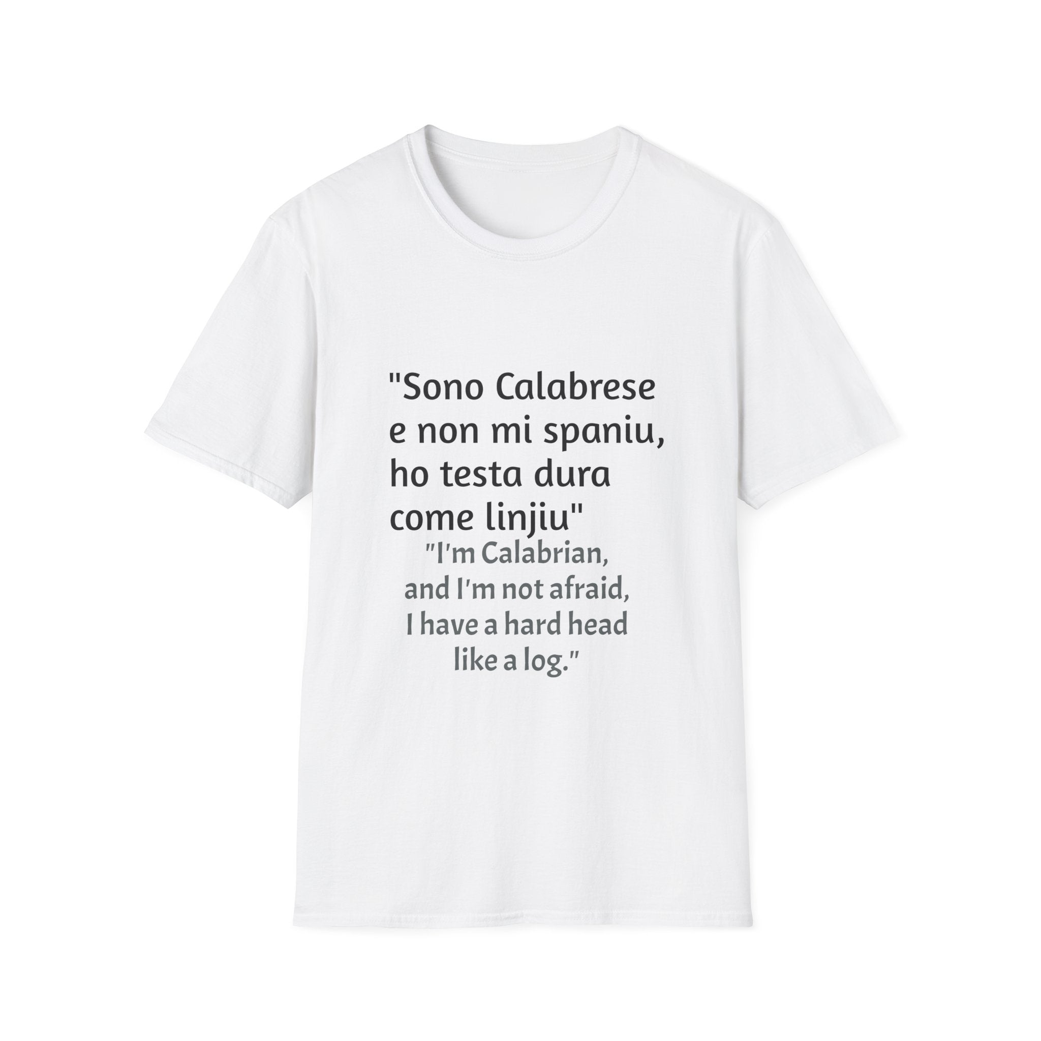 Sono Calabrese e non mi spaniu (I'm Calabrian and I'm not afraid)