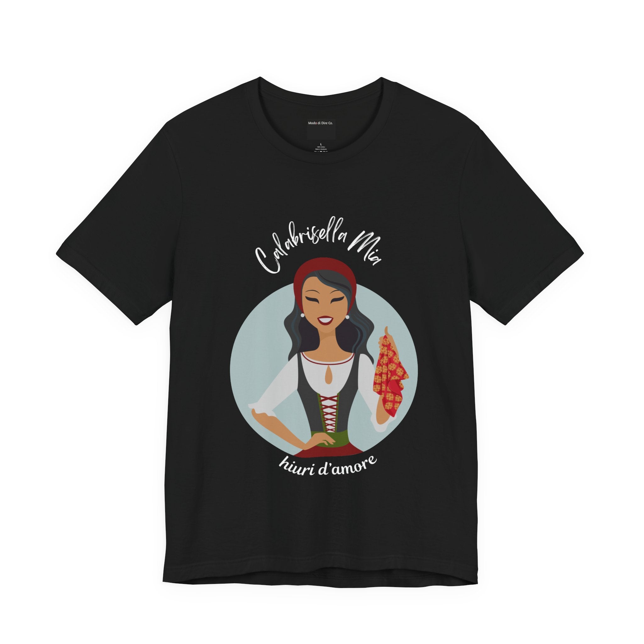 'Calabrisella Mia' - Picture of Calabrian Lady and 'hiuri d'amore'